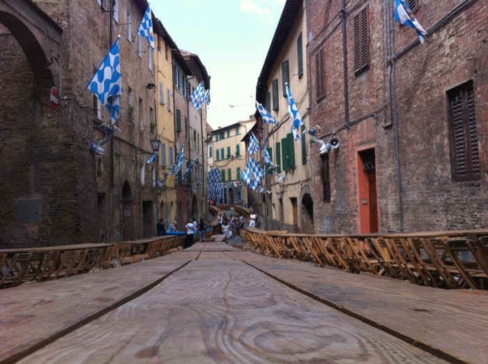 Dinner in Contrada Palio Siena Tuscany