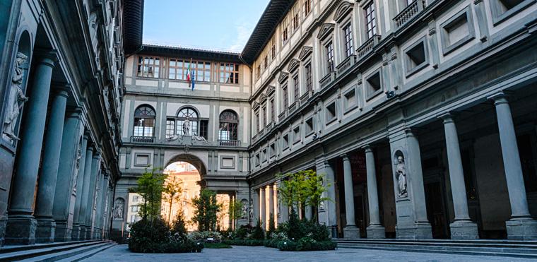 Uffizi gallery in Florence