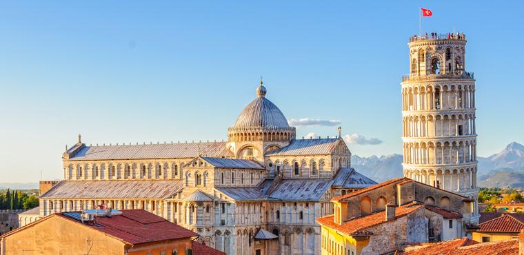 View of Pisa walking tour