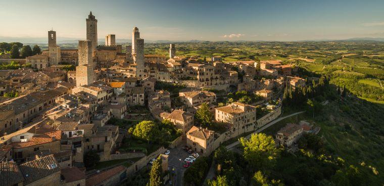 Town hall and Torre Grossa in Siena