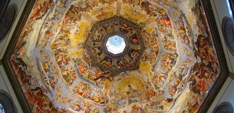 Ceiling of Duomo in Florence