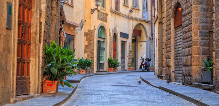 Charming streets of Florence