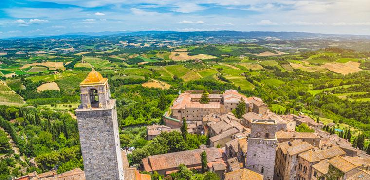 San Gimignano countryside