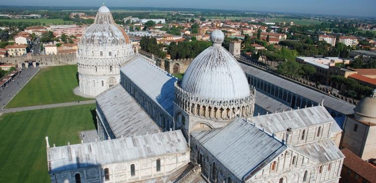 Beautiful view of Piazza dei Miracoli