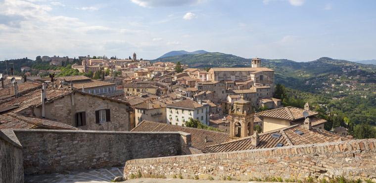 Panorama of Perugia, Umbria