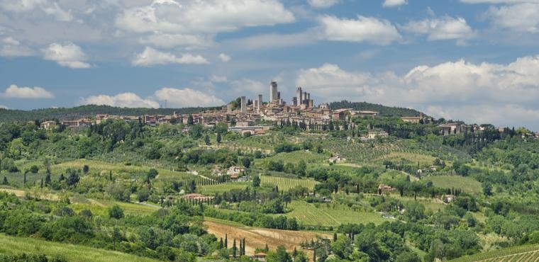 Beautiful view of San Gimignano