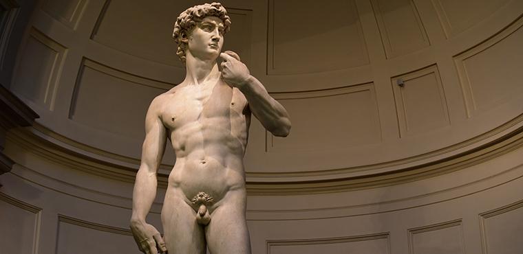 David of Michelangelo, Uffizi in Florence