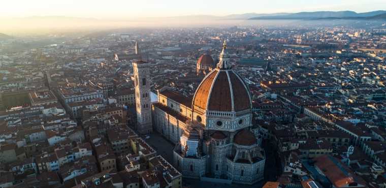 Beautiful view of Duomo in Florence